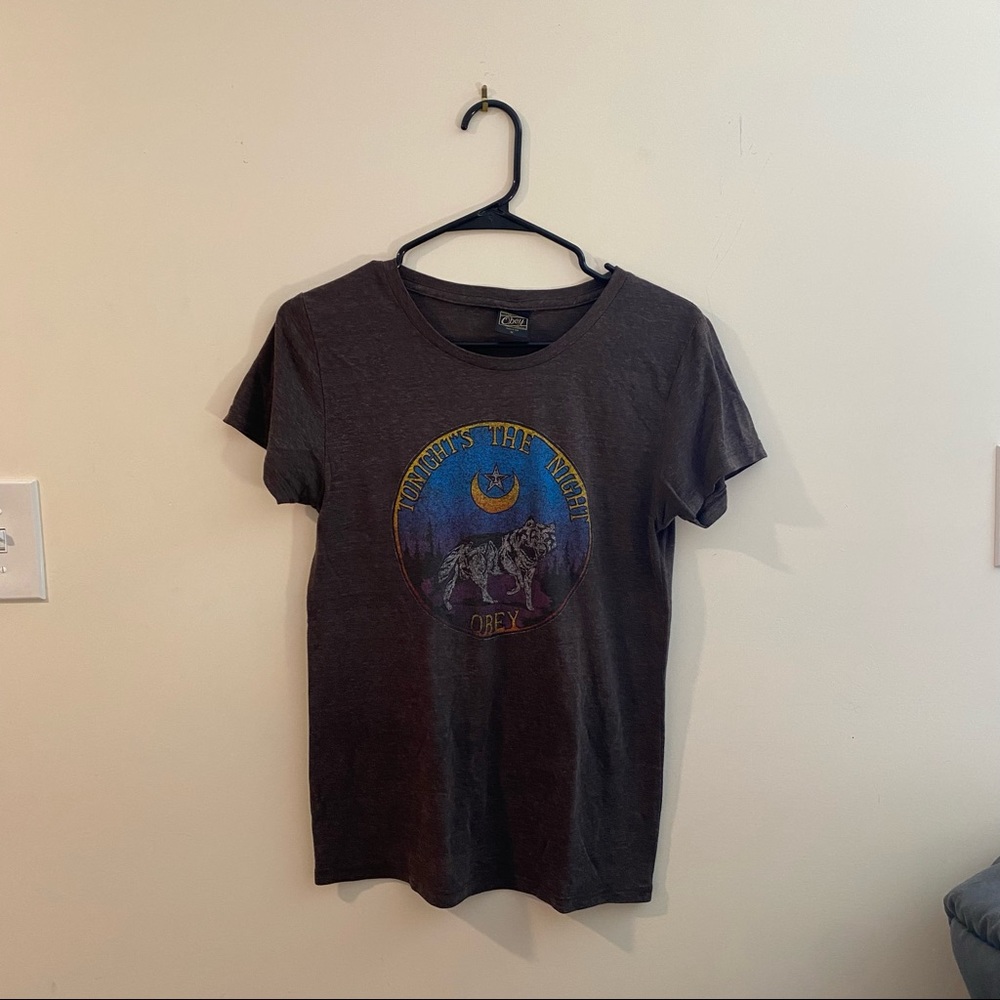 Obey Wolf Graphic Tee